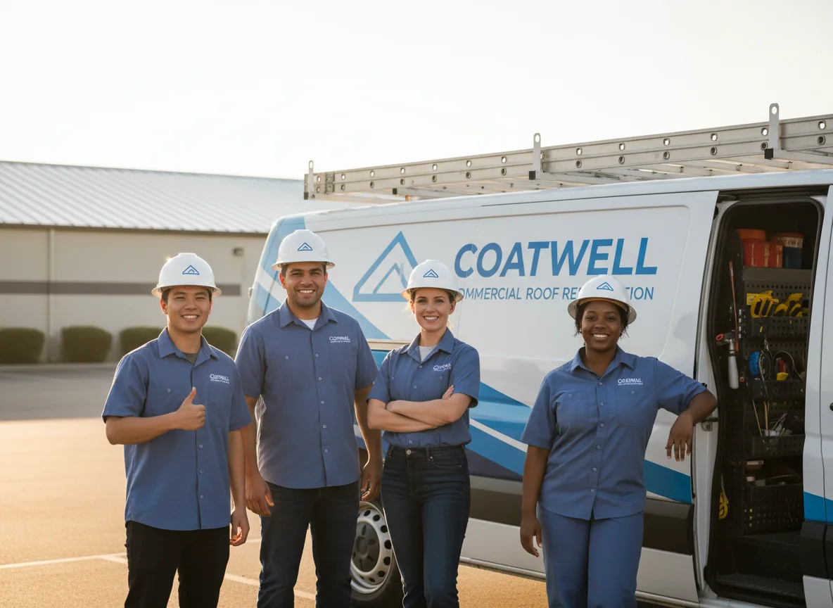 Commercial roof coating company in Vineyard, UT